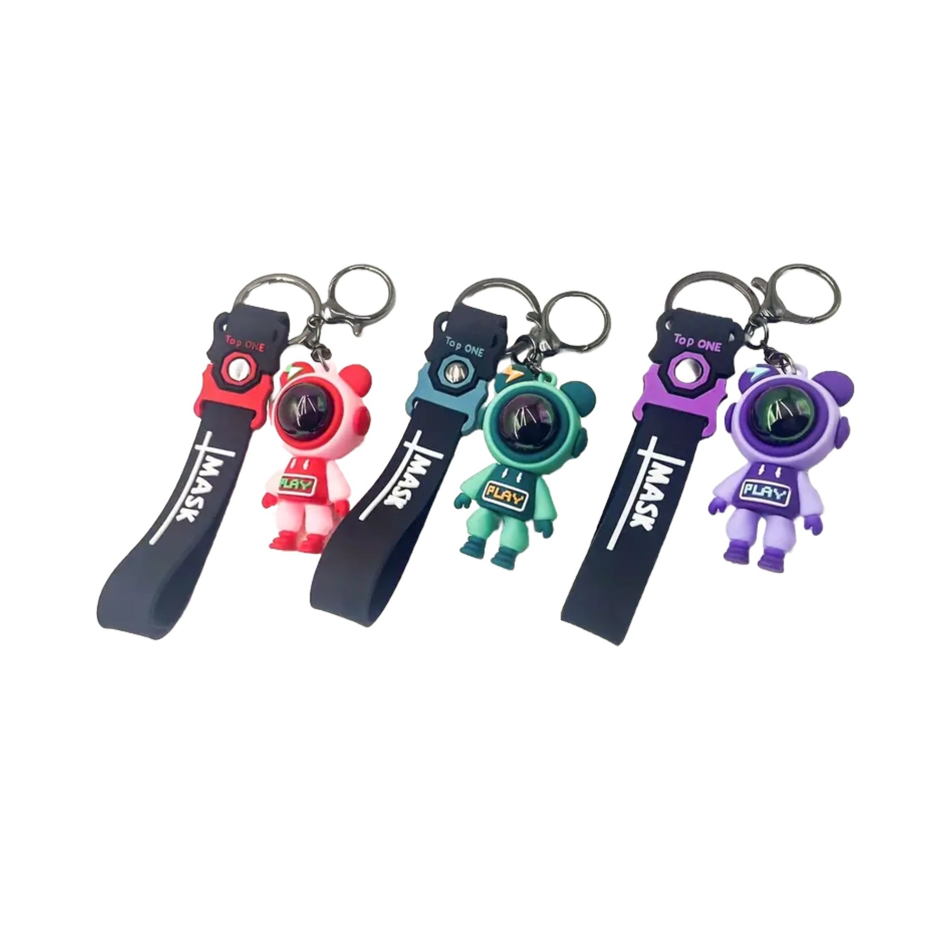 Astronaut Premium Silicon Keychain