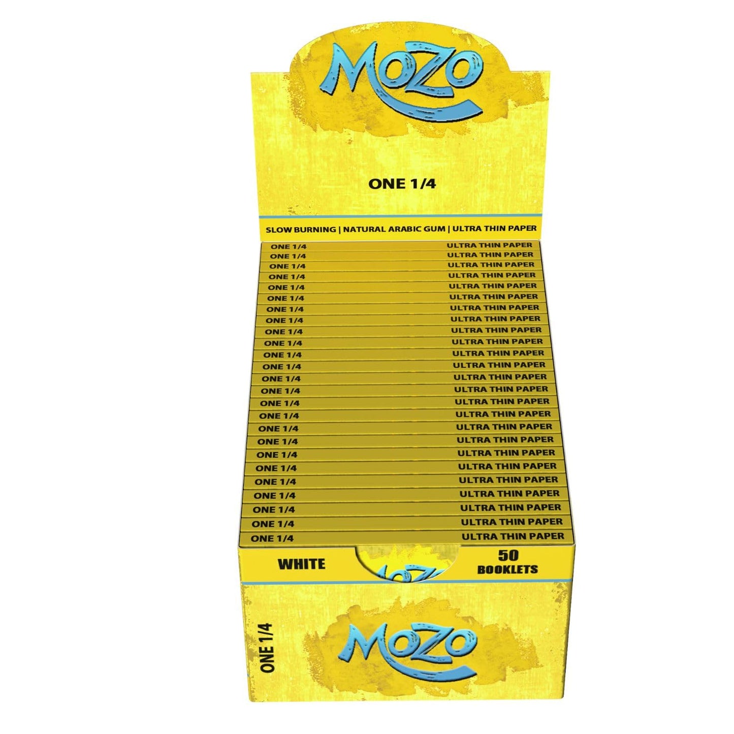 Bongchie Mozo 1 1/4th Size White Rolling Paper – Bleached, Ultra-Thin, and Perfect for a Smooth Smoke