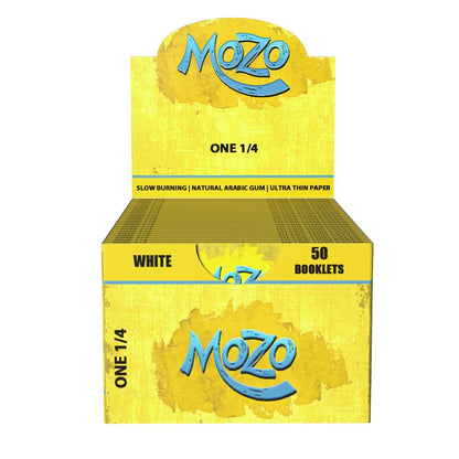 Bongchie Mozo 1 1/4th Size White Rolling Paper – Bleached, Ultra-Thin, and Perfect for a Smooth Smoke