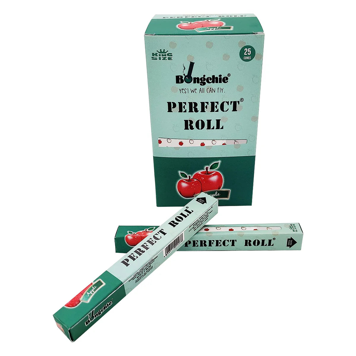 Bongchie Perfect Roll – Apple Flavored Pre-Rolled Cones for a Premium Smoking Experience