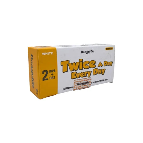 Bongchie Twice King Size Slim - White