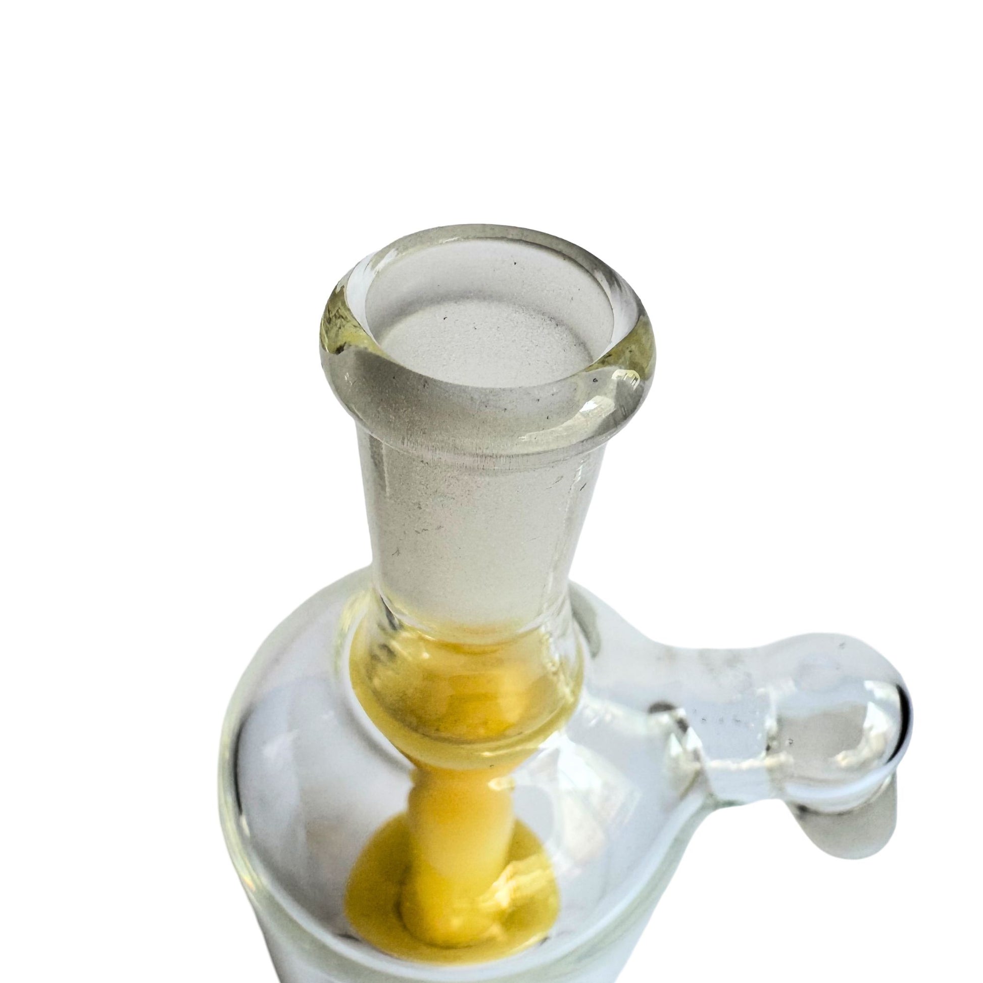 Borosilicate Glass Ash Catcher with Disc Perc Bowl Joint