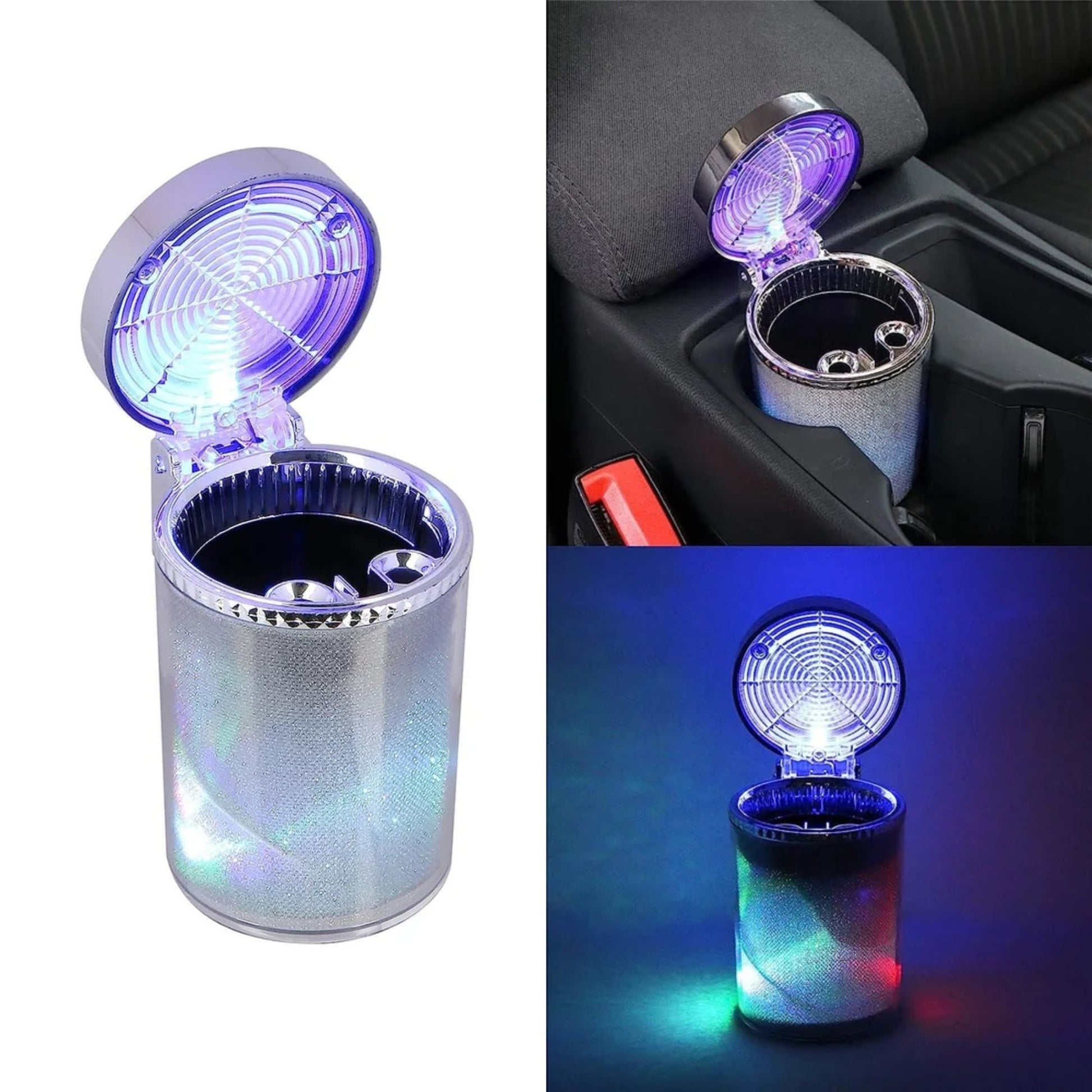 Car Ashtray With Led Lights