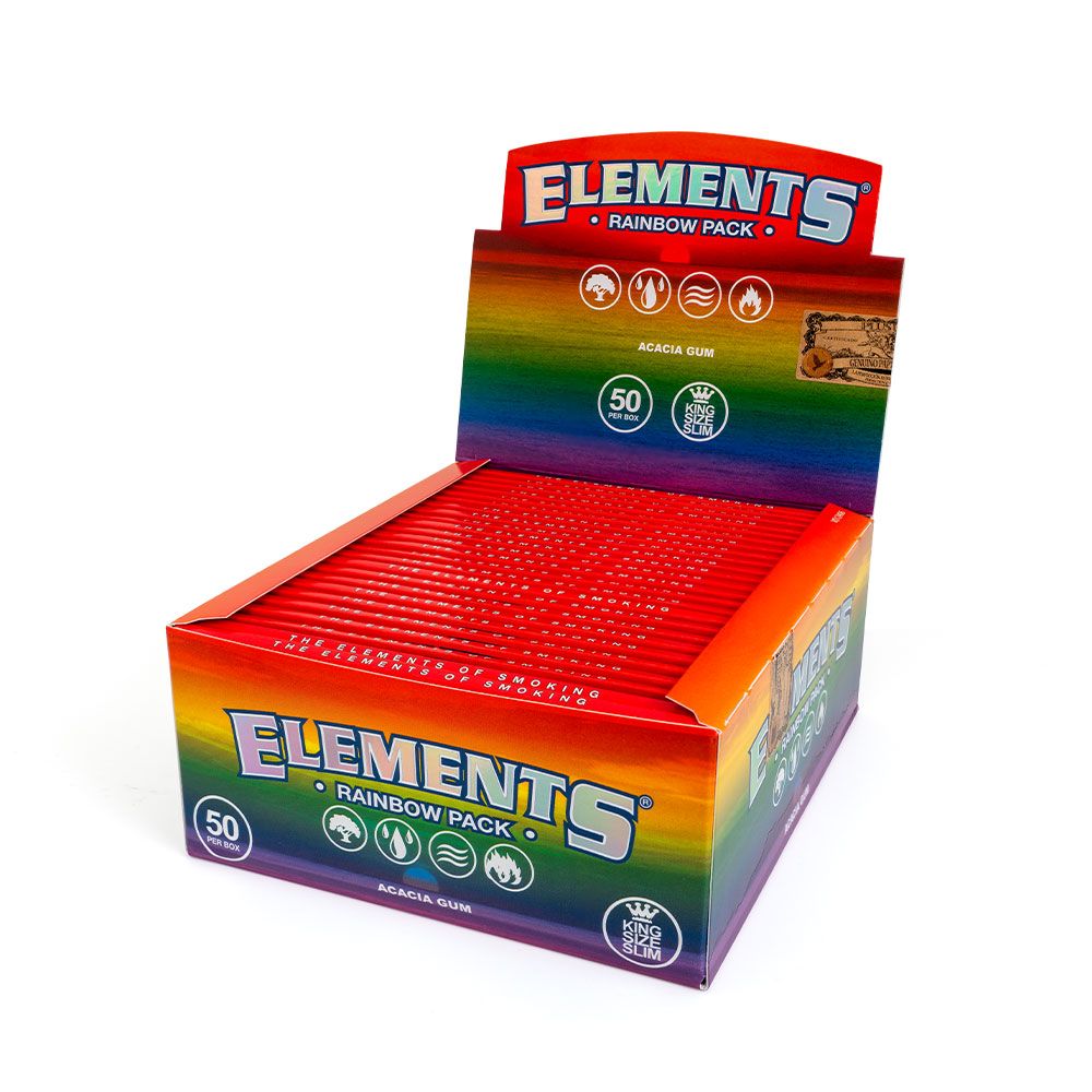 Elements Rainbow KS Slim Rolling Paper