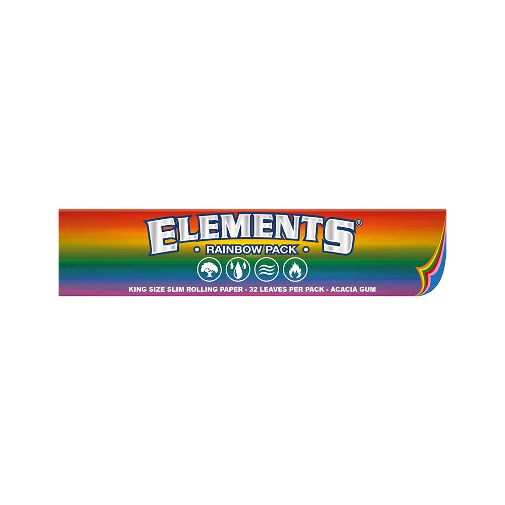 Elements Rainbow KS Slim Rolling Paper