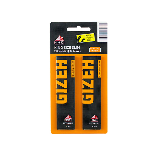 GIZEH Extra Fine King Size Twin Pack