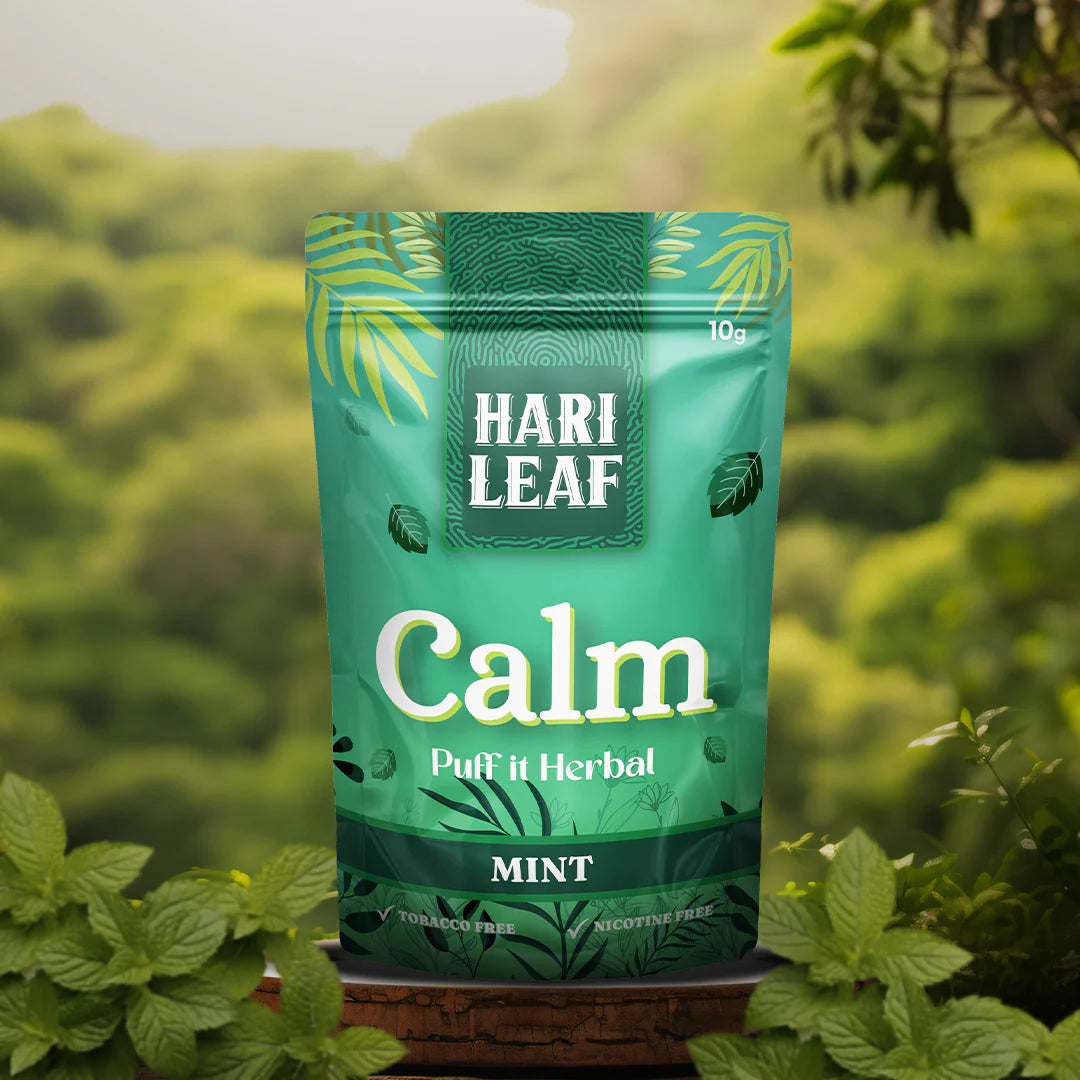 Hari Leaf Calm Blend – Mint: A Refreshing Nicotine-Free Herbal Experience