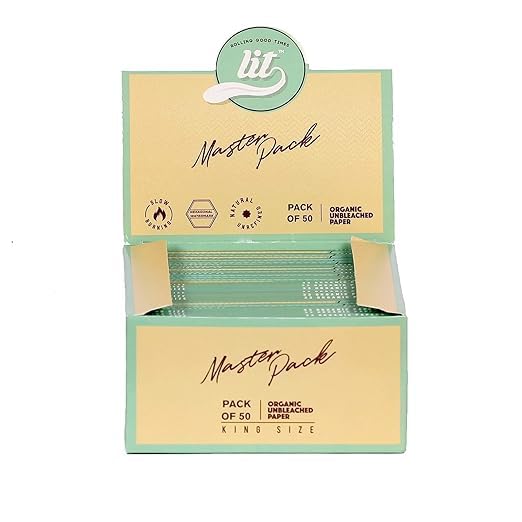 LIT Master Pack Brown Rolling Papers