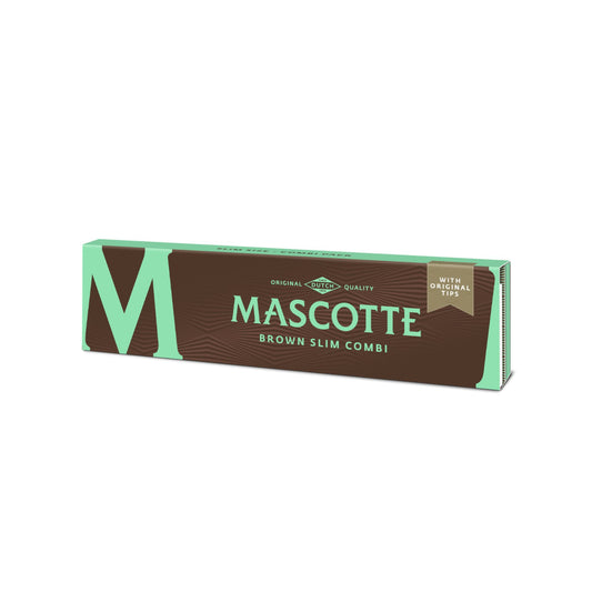 Mascotte Brown Combi Pack Rolling Papers with Tips