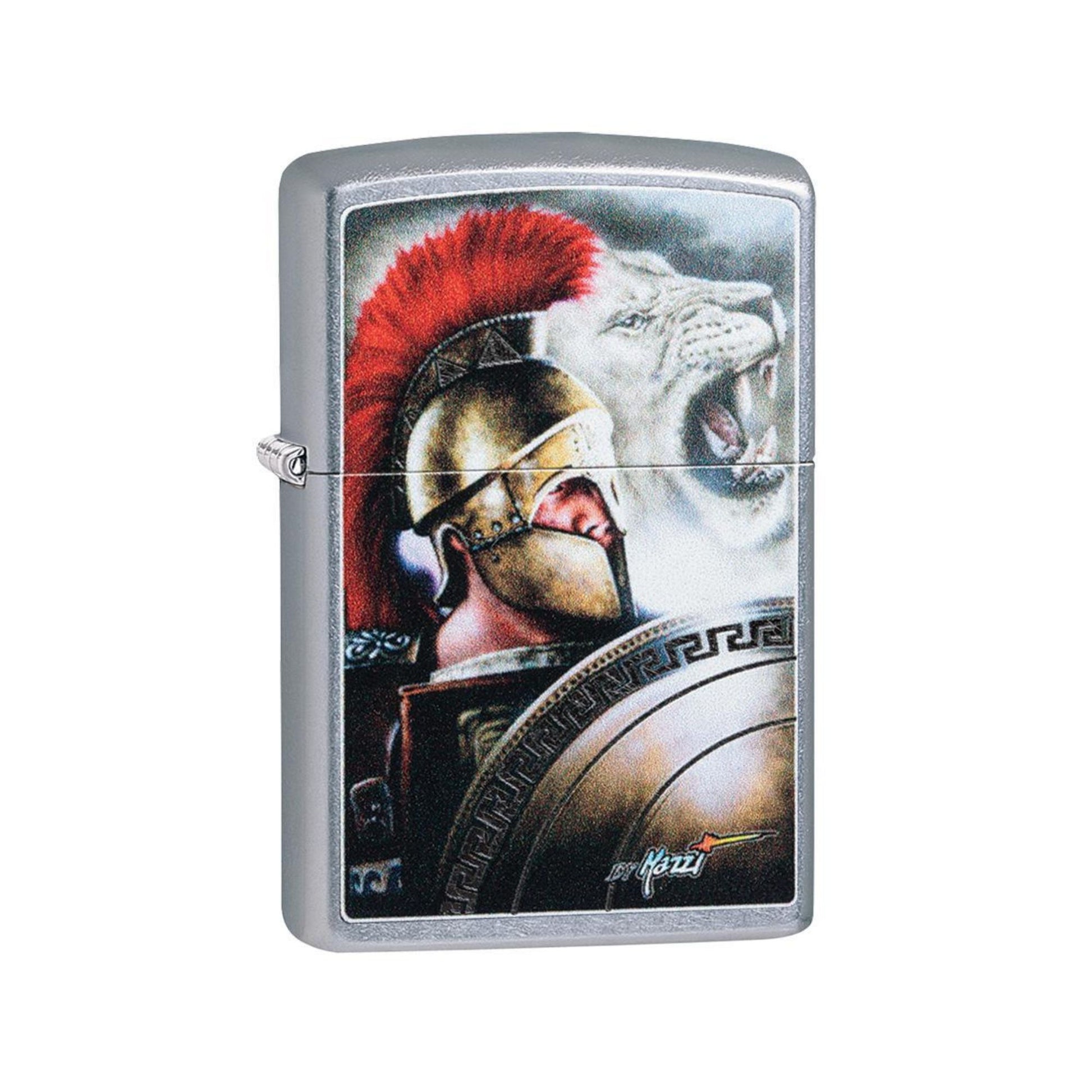 ORIGINAL ZIPPO MAZZI SPARTAN WARRIOR POCKET LIGHTER