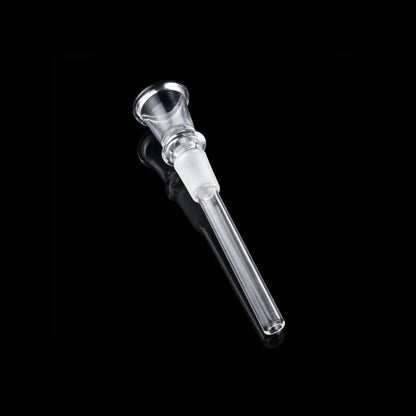 One Piece Downstem with Bowl Black Background