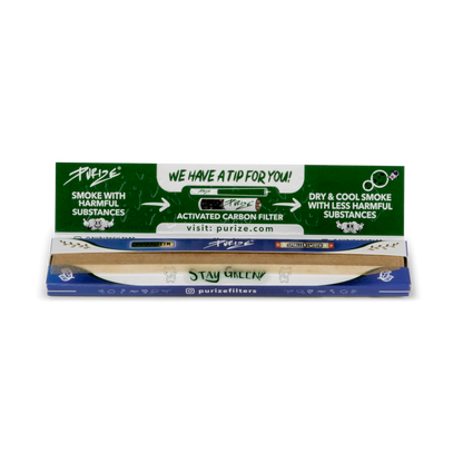 PURIZE® King Size Ultra Slim Rolling Papers Open Pack