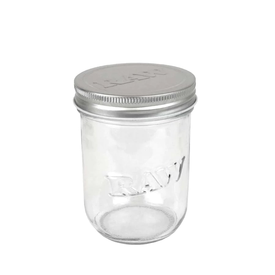 RAW Mason Jar with Tin Lid