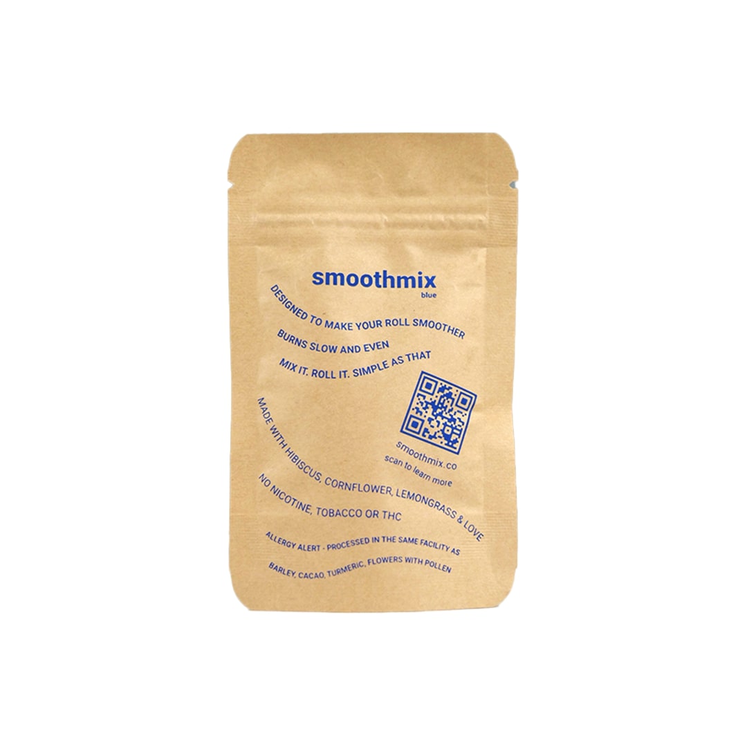 SMOOTHMIX BLUE Herbal Smoking Blend 10g_Back