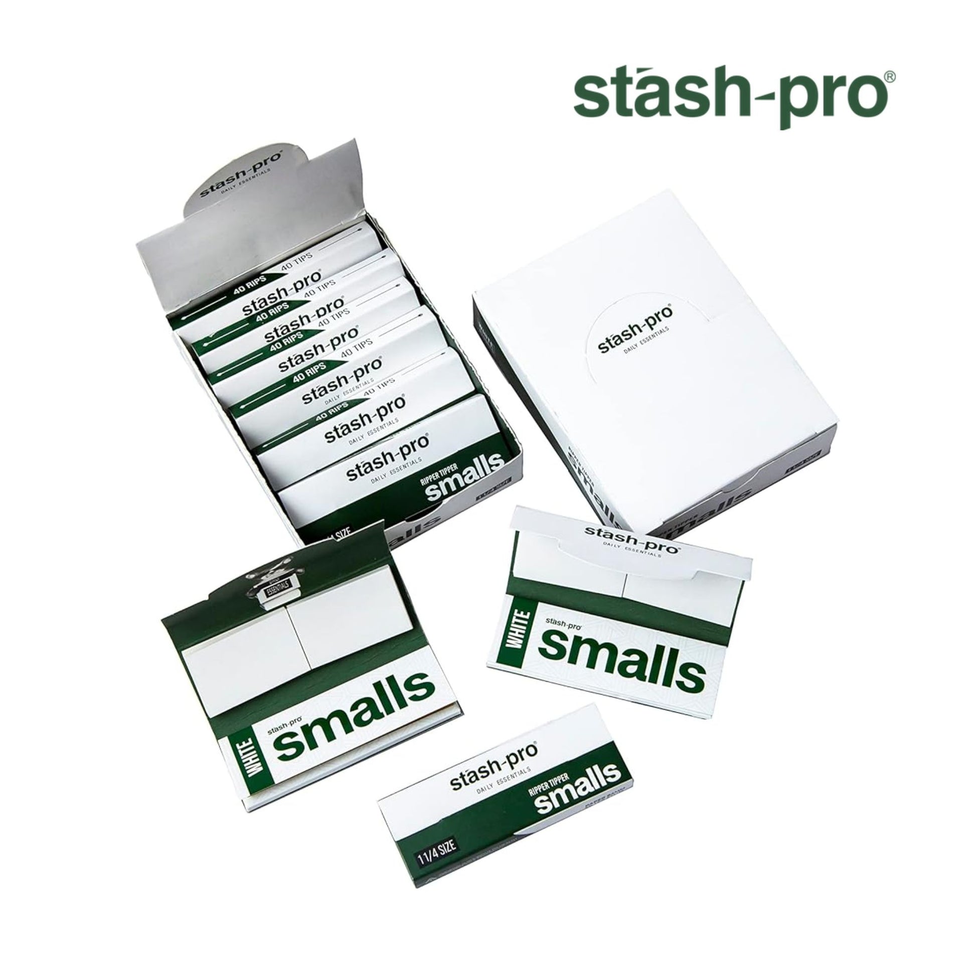 Stash-Pro Ripper Tipper Rolling Paper with Tips - 1 ¼ Size