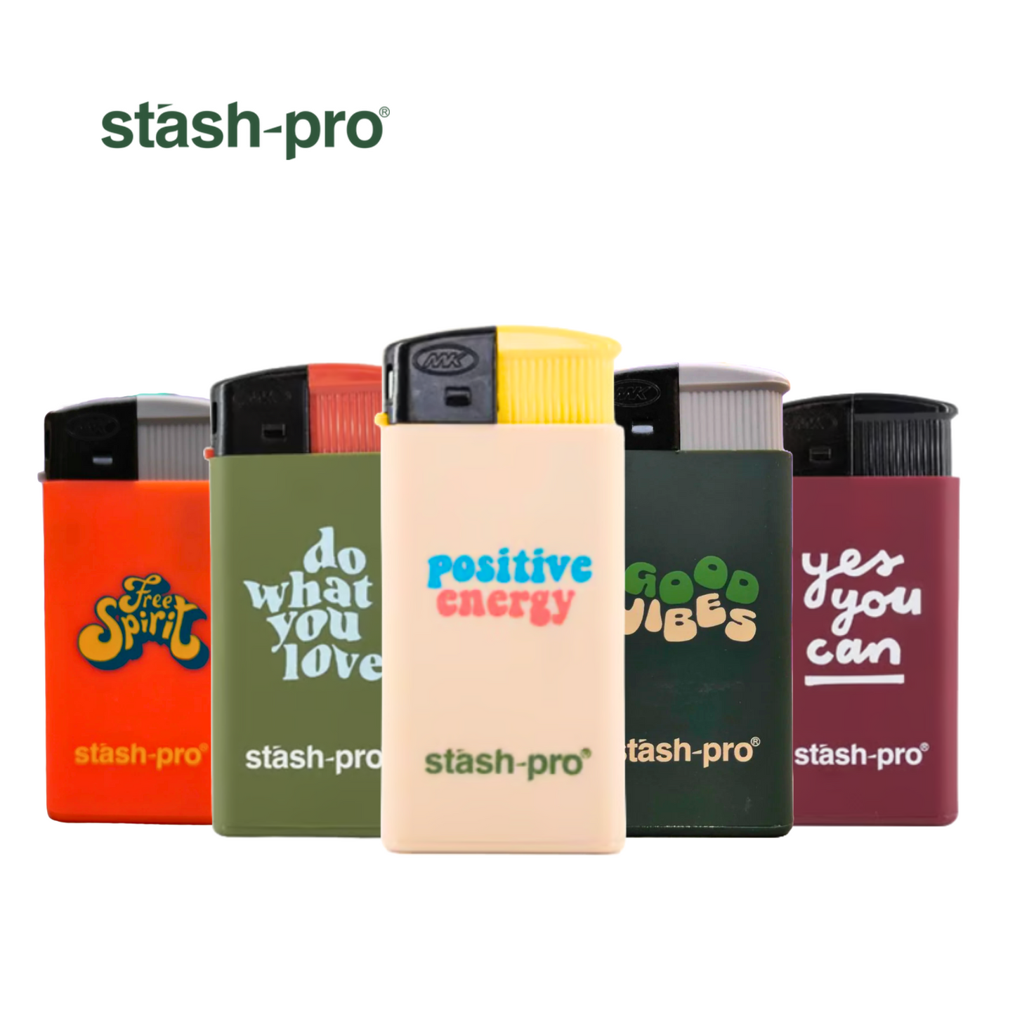 Stash-Pro Slim Lighter - Colorful