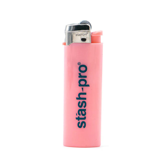 Stash-Pro Glossy Flint Lighter - Pink