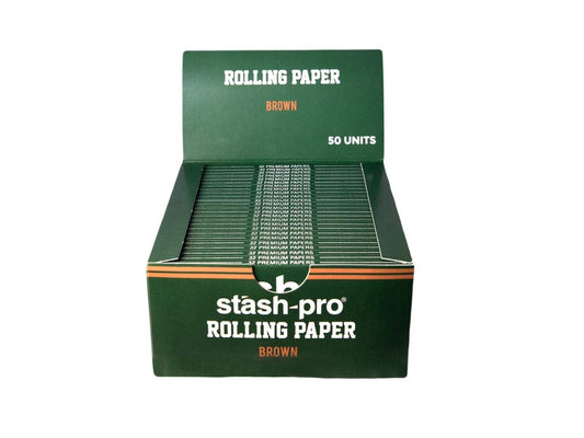 Stash Pro Brown King Size Slim Full Box