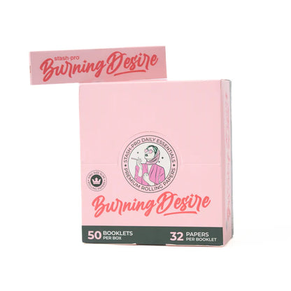 Stash-Pro Pink Rolling Paper - King Size Slim