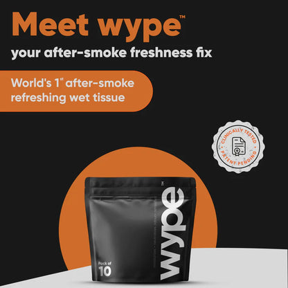 Wype Odor Neutralizing Wet Wipes - Box of 50