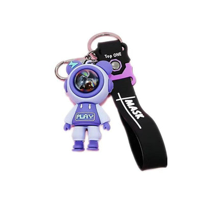 Astronaut Premium Silicon Keychain