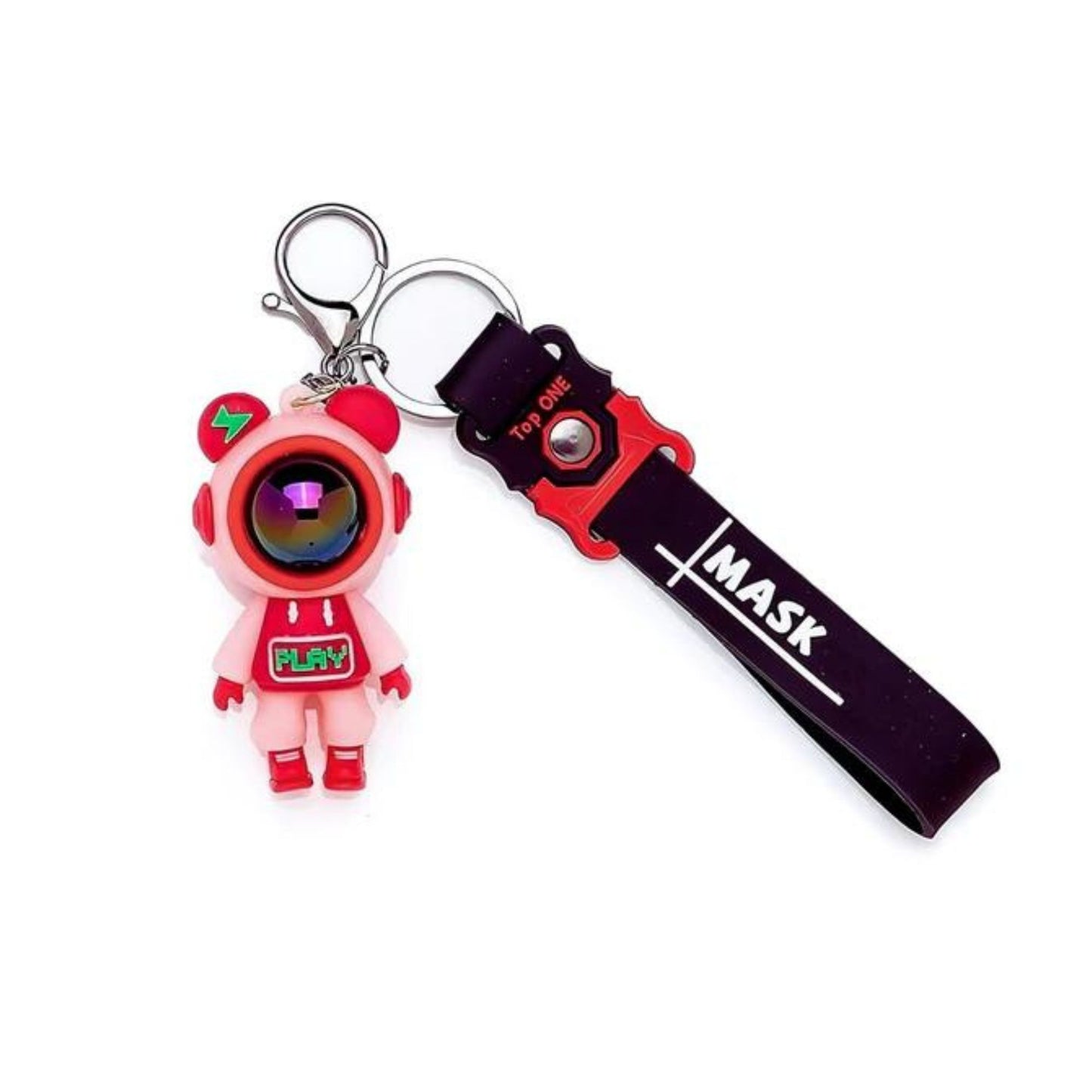 Astronaut Premium Silicon Keychain