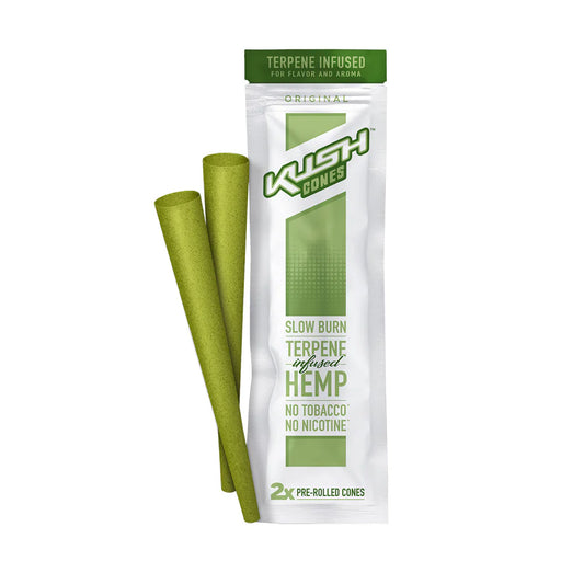 KUSH Terpene Infused Pre-Rolled Conical wraps