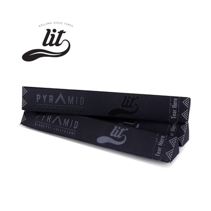 LIT Pyramid Black Pre-Rolled Cone