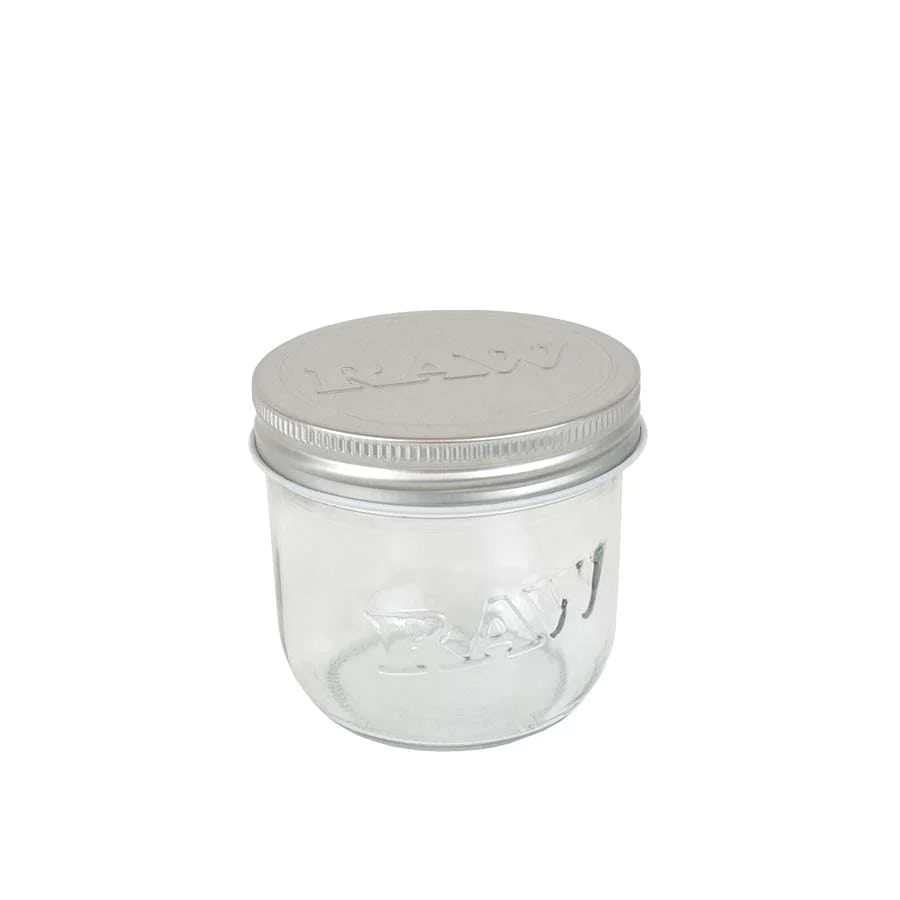 RAW Mason Jar with Tin Lid