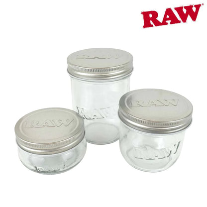 RAW Mason Jar with Tin Lid