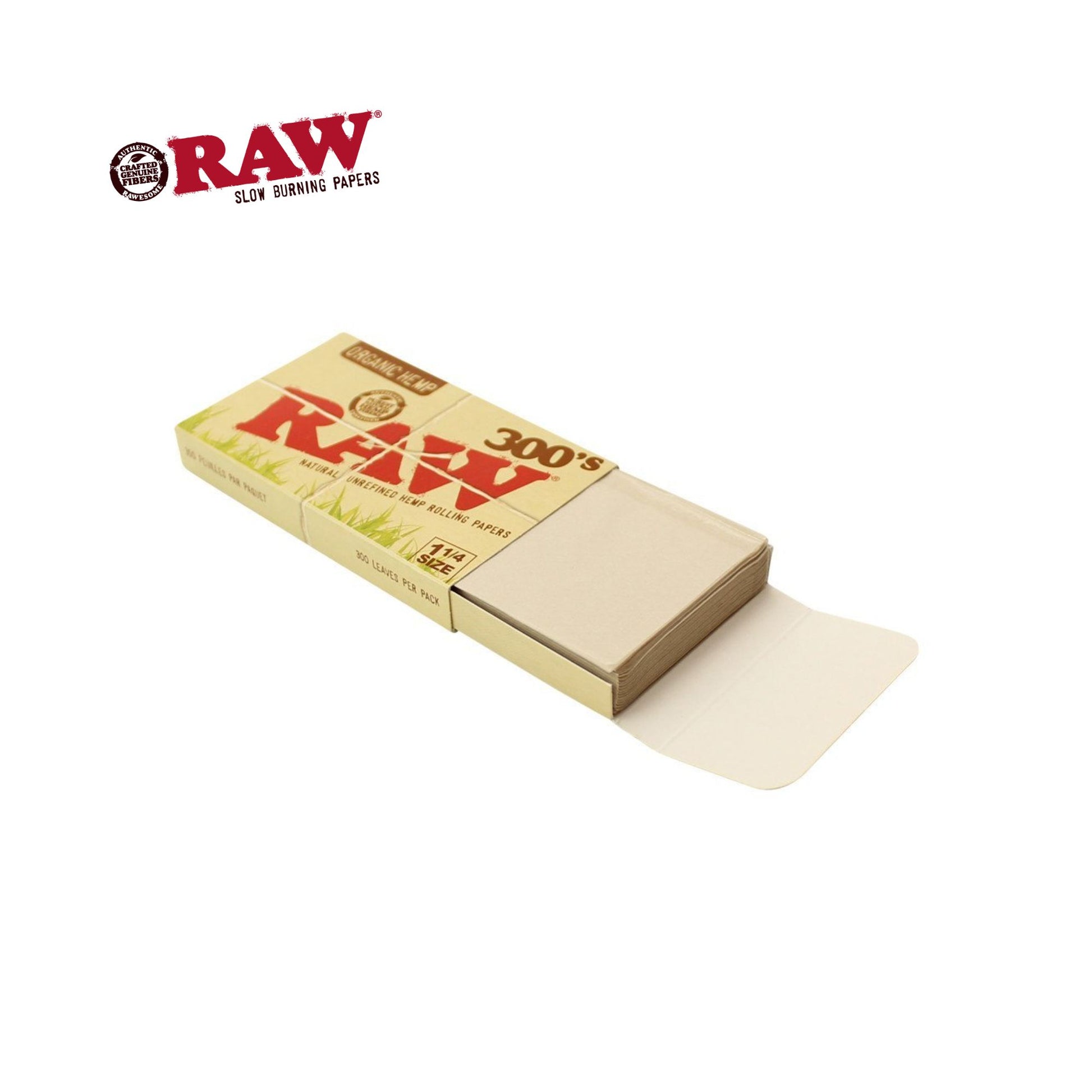 RAW Organic Creaseless 1 ¼ - Pack of 300