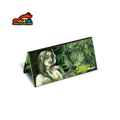 SNAIL King Size Green Rolling Papers with Tips - Cannaklan Collection