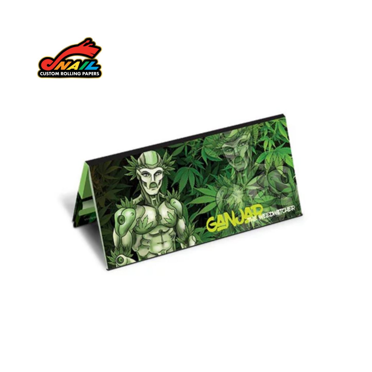 SNAIL King Size Green Rolling Papers with Tips - Cannaklan Collection