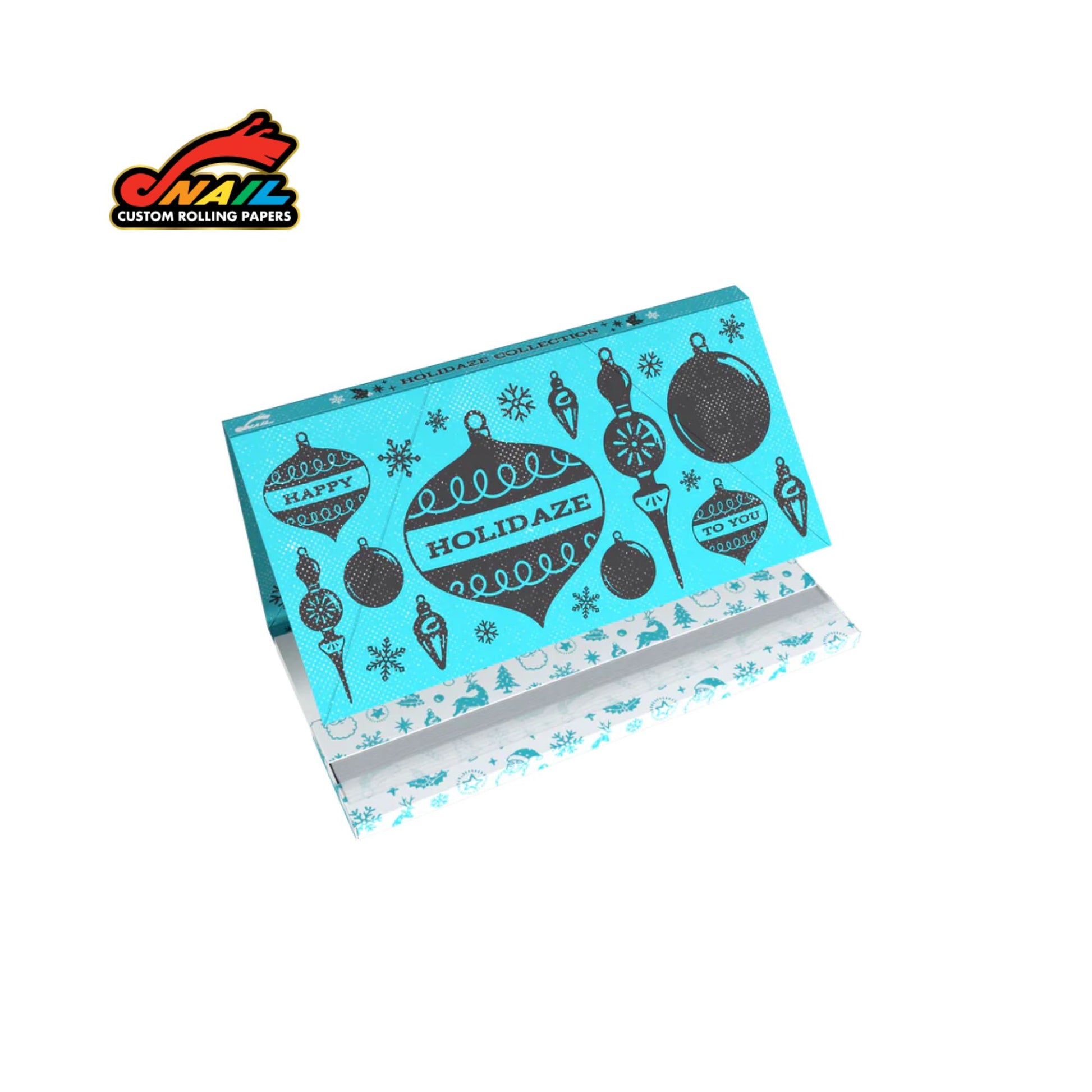 SNAIL King Size Rolling Papers with Tips - Holidaze (Retro) Collection