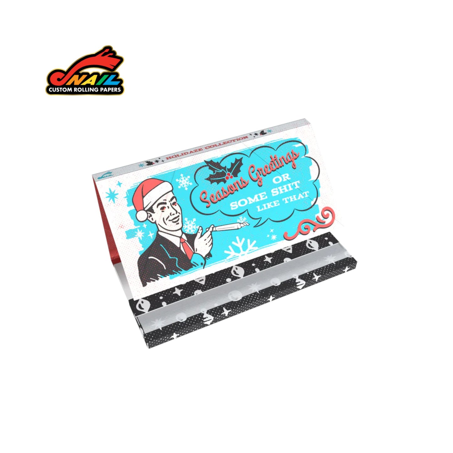 SNAIL King Size Rolling Papers with Tips - Holidaze (Retro) Collection