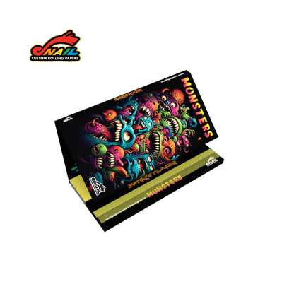 SNAIL King Size Rolling Papers with Tips - Monsters Collection