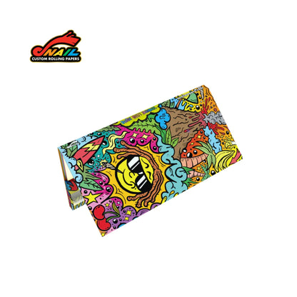 SNAIL King Size Rolling Papers with Tips - Pure Fun Doodle Collection