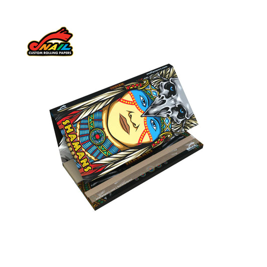 SNAIL King Size Rolling Papers with Tips - Shamans Collection