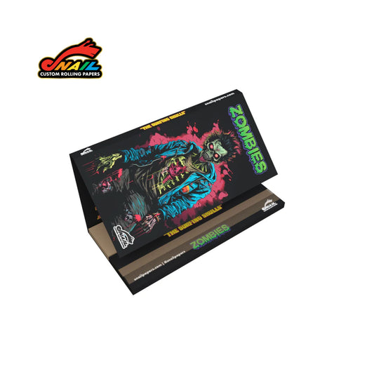 SNAIL King Size Rolling Papers with Tips - Zombies Collection