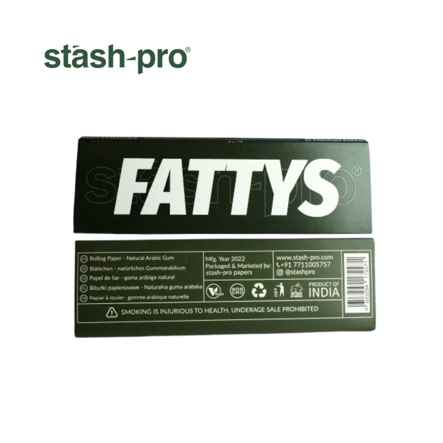 Stash-Pro Fattys Rolling Paper - King Size