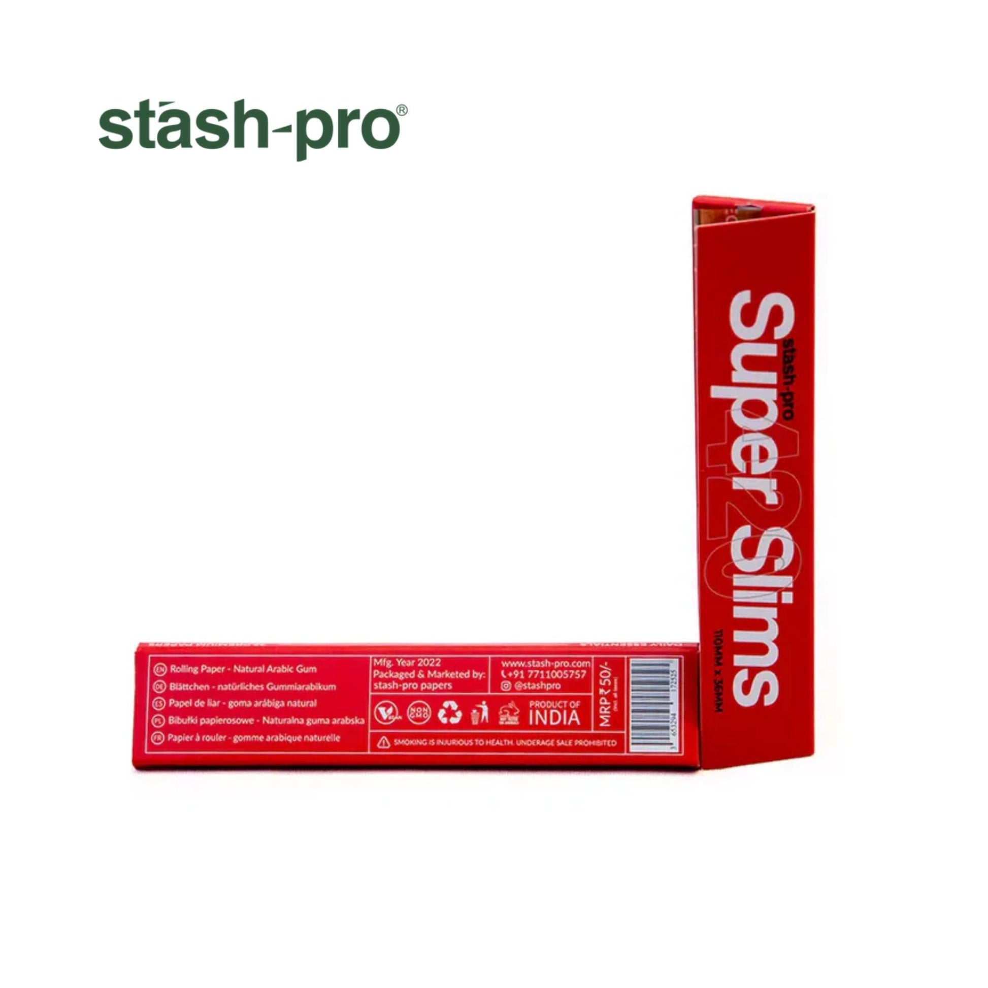 Stash-Pro Super Slims Rolling Paper