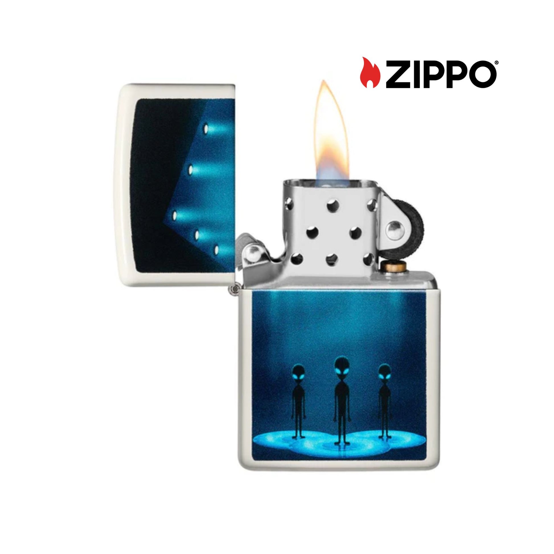 ZIPPO Aliens Design Windproof Lighter