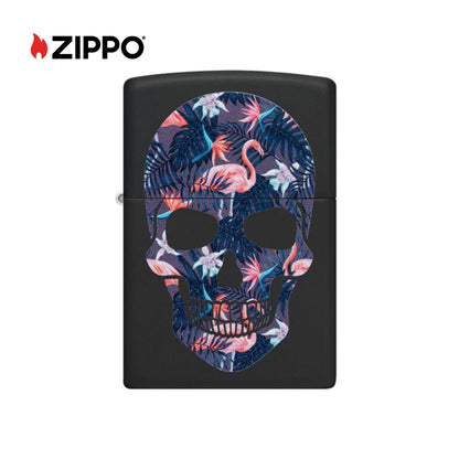 ZIPPO Flamingo Skull Design Windproof Lighter