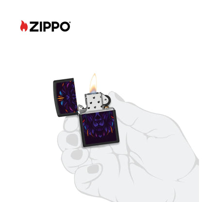 ZIPPO Lion Design Windproof Lighter