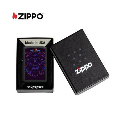 ZIPPO Lion Design Windproof Lighter