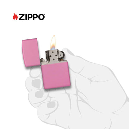 ZIPPO Pink Matte Windproof Lighter