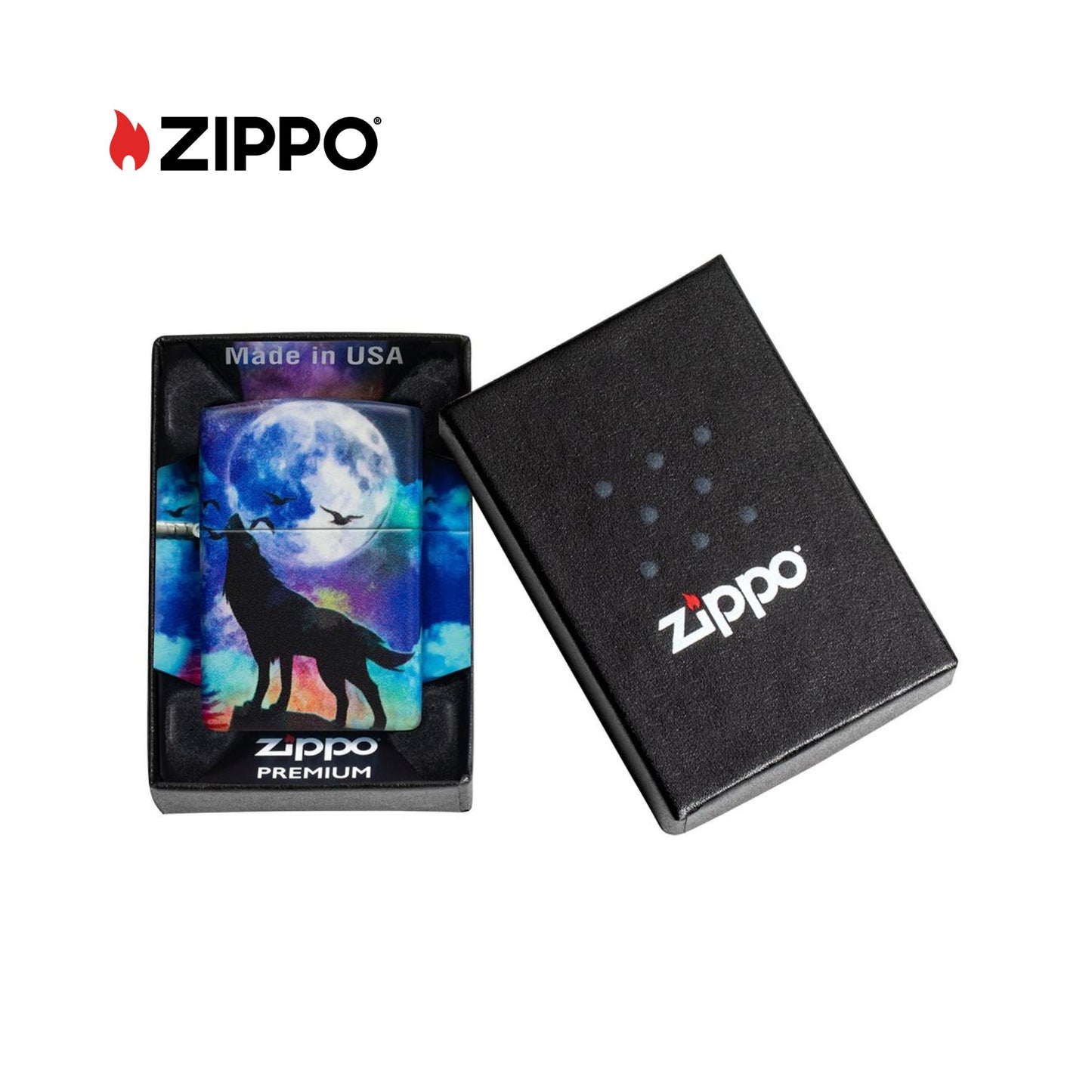 ZIPPO Wolf Design Windproof Lighter