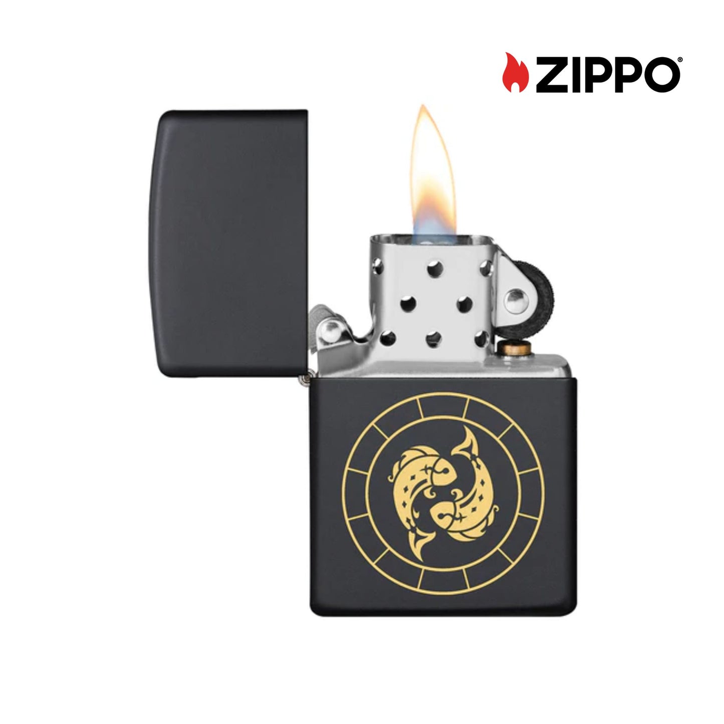 ZIPPO Zodiac Pisces Ring Windproof Lighter