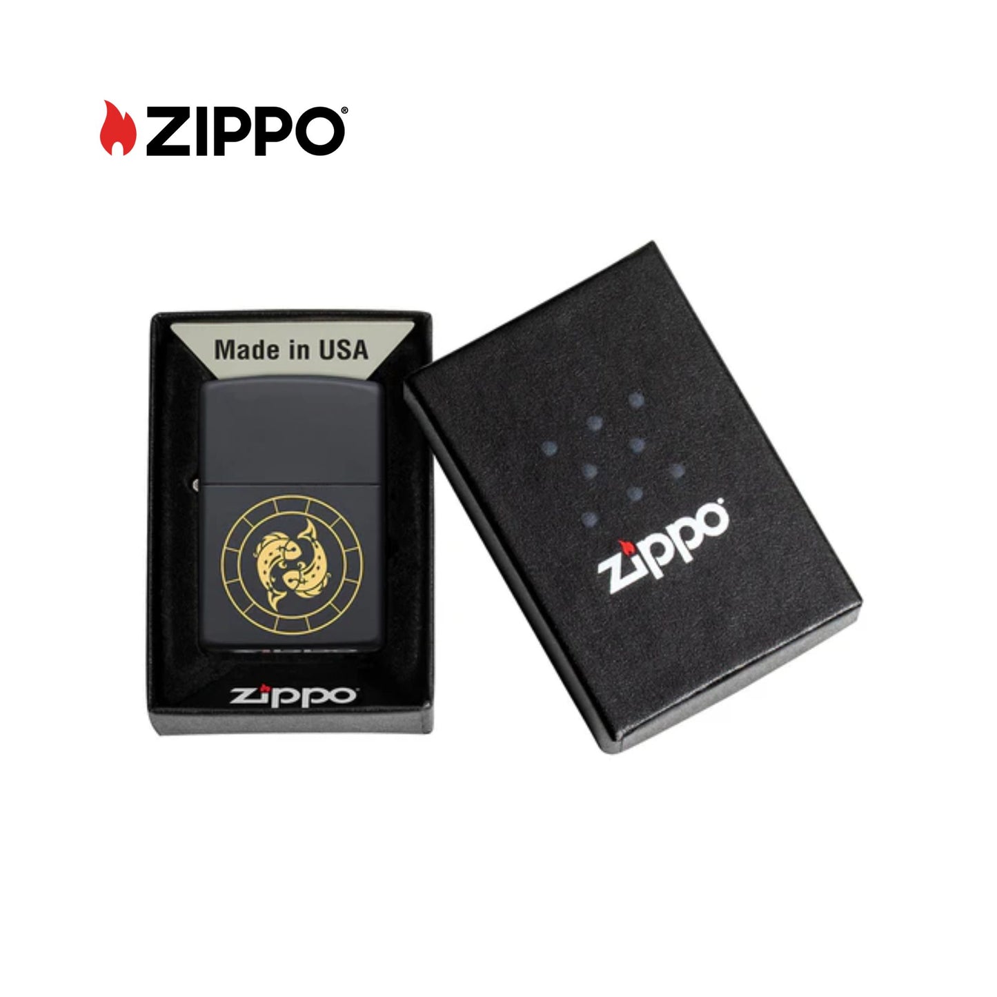 ZIPPO Zodiac Pisces Ring Windproof Lighter