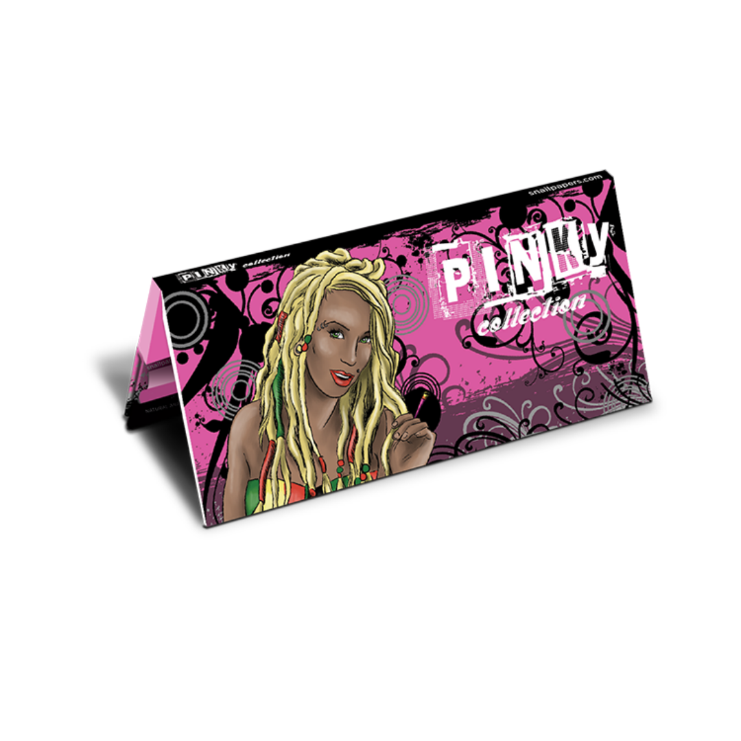 SNAIL King Size Pink Rolling Papers with Tips-Pinkey Collection - HighJack